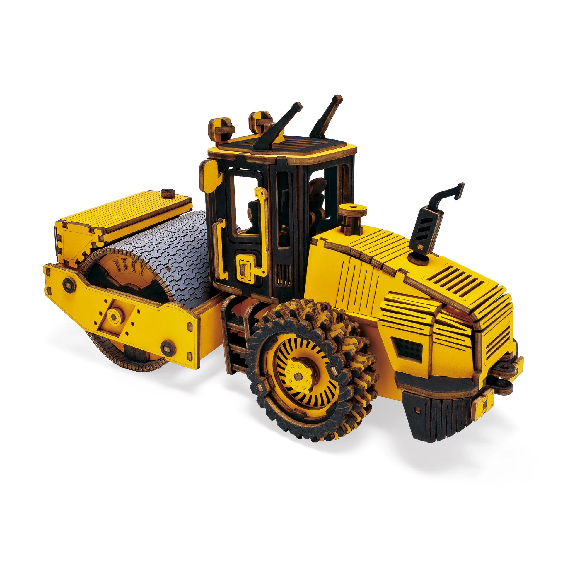 Rokr Construction Vehicles Truck Toys Set 3D Wooden Puzzles for Boys Toddlers Birthday